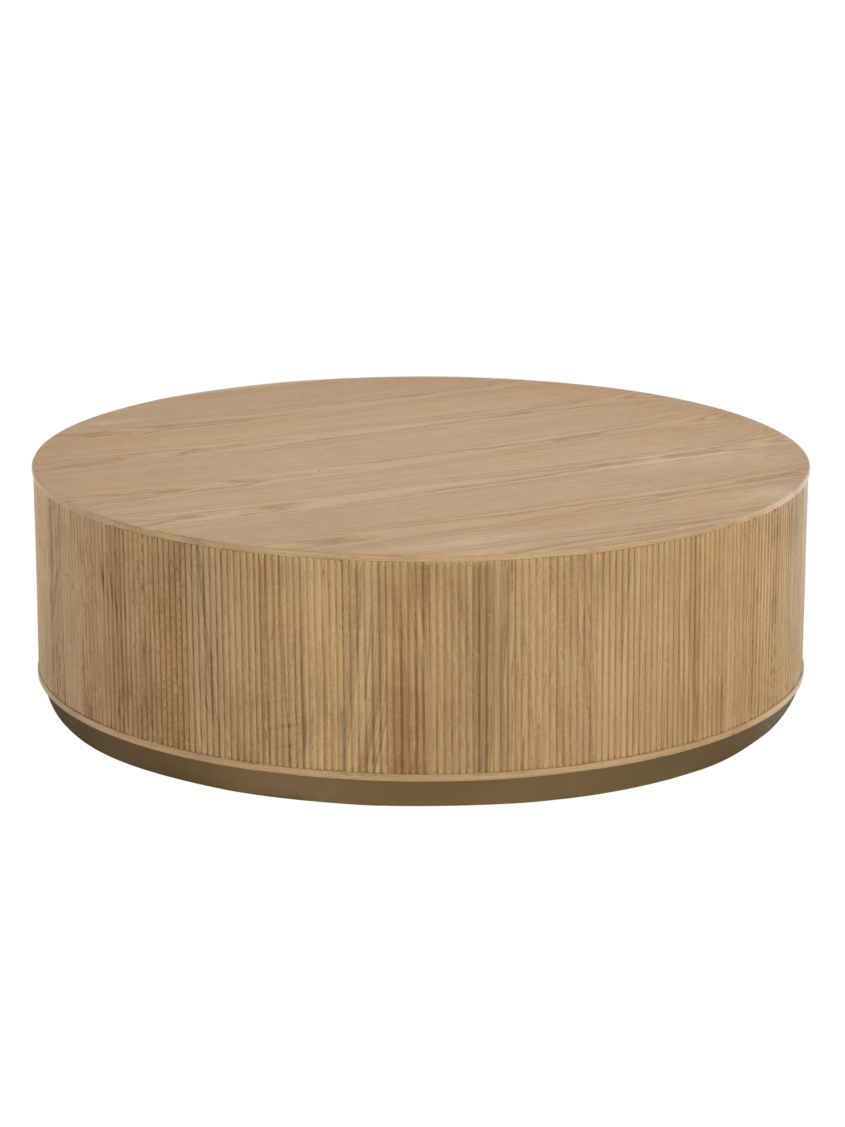 Kalla Oak Round Coffee Table 112cm hover image