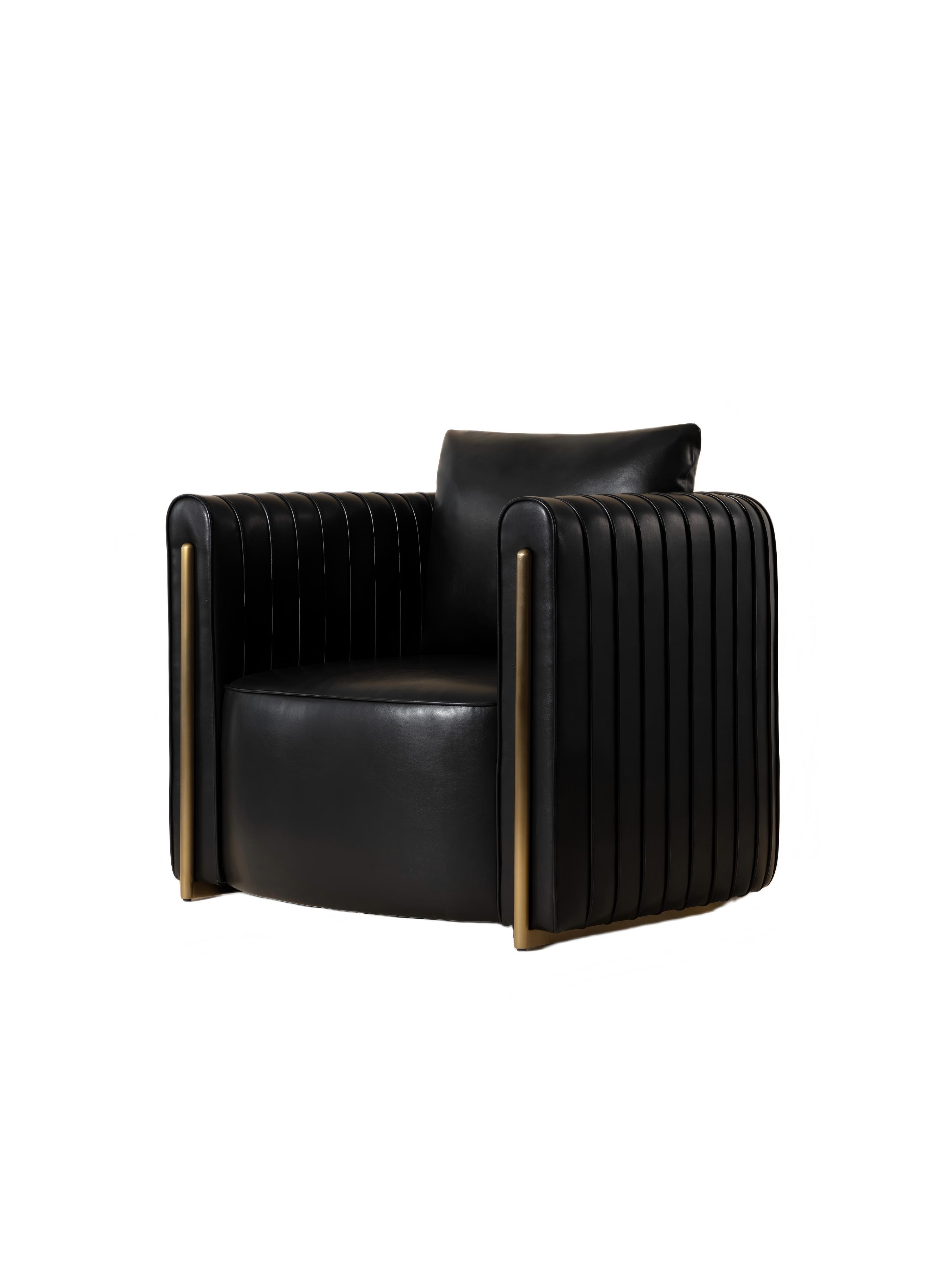 Alix Lounge Chair Black hover image
