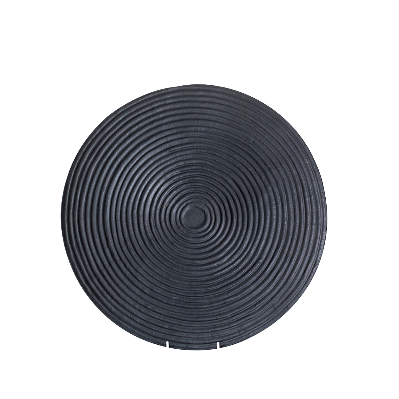 Darsa Round Ridged Black Dish XL thumbnail