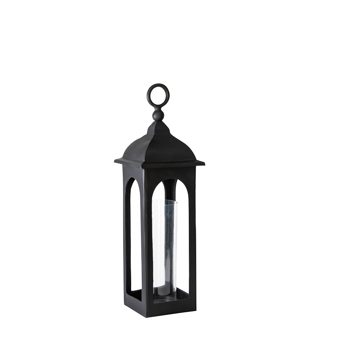 Halden Floor Lantern Black Large thumbnail