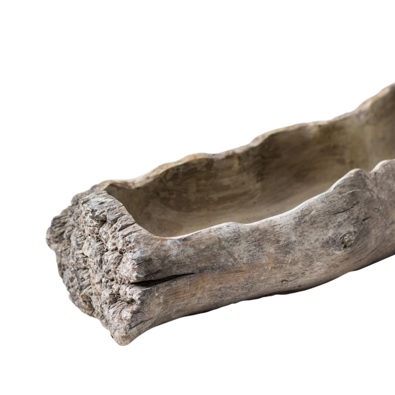 Calder Drift Log Planter Rustic Wood Effect hover image