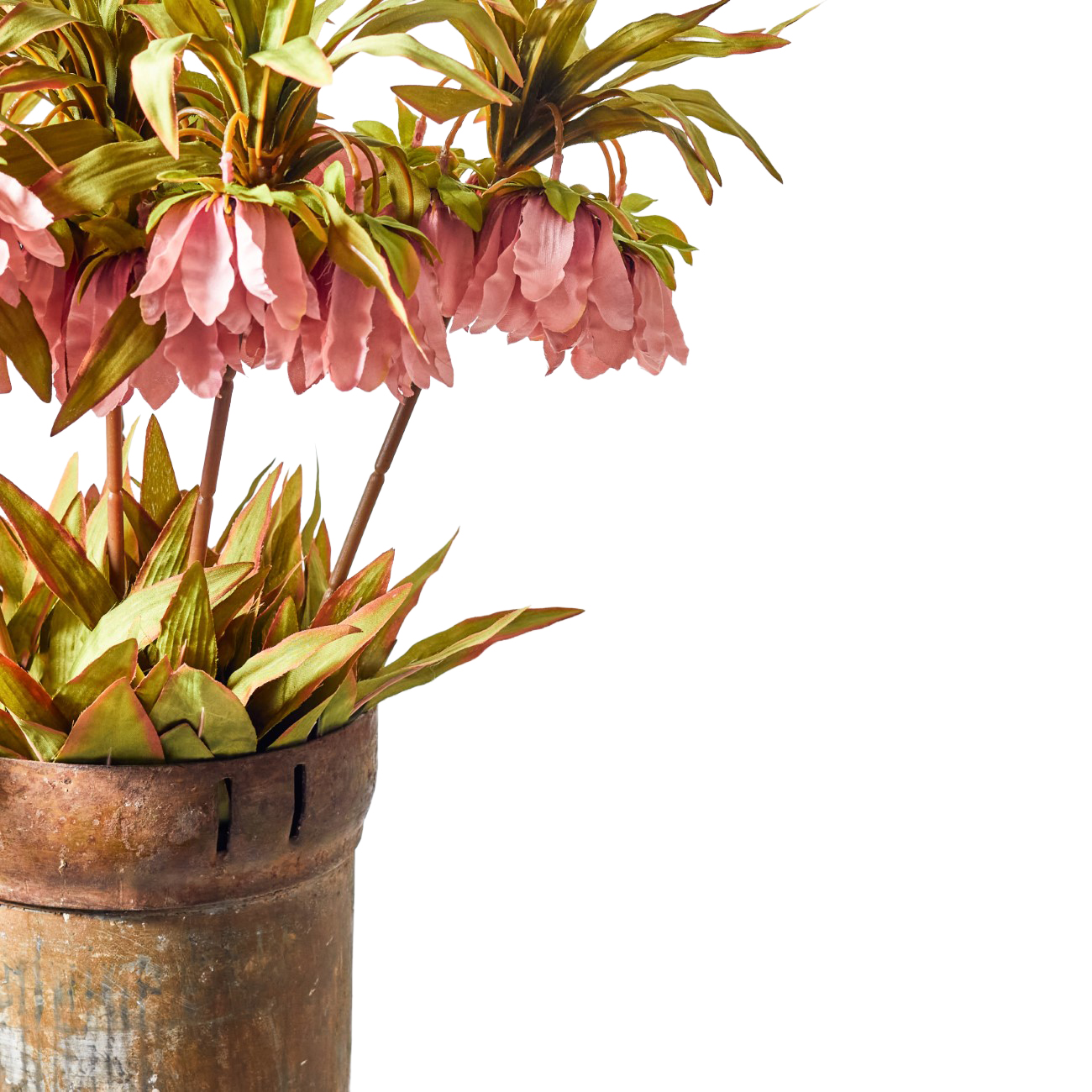 Faux Fritillaria Crown Stem Pink thumbnail