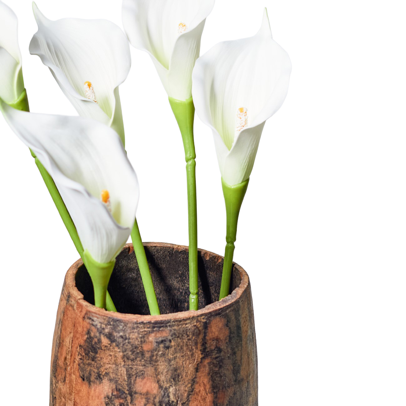 Faux Stem Calla Cream & Green thumbnail