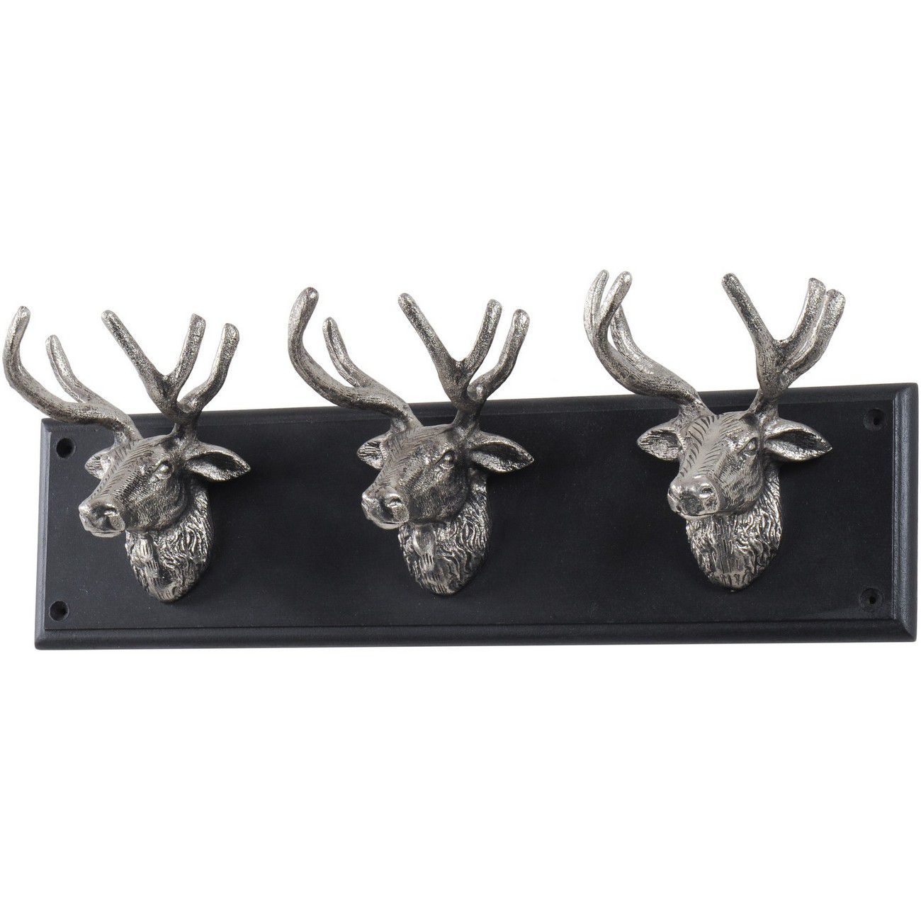Buckden Silver Stag 3 Wall Hook thumbnail