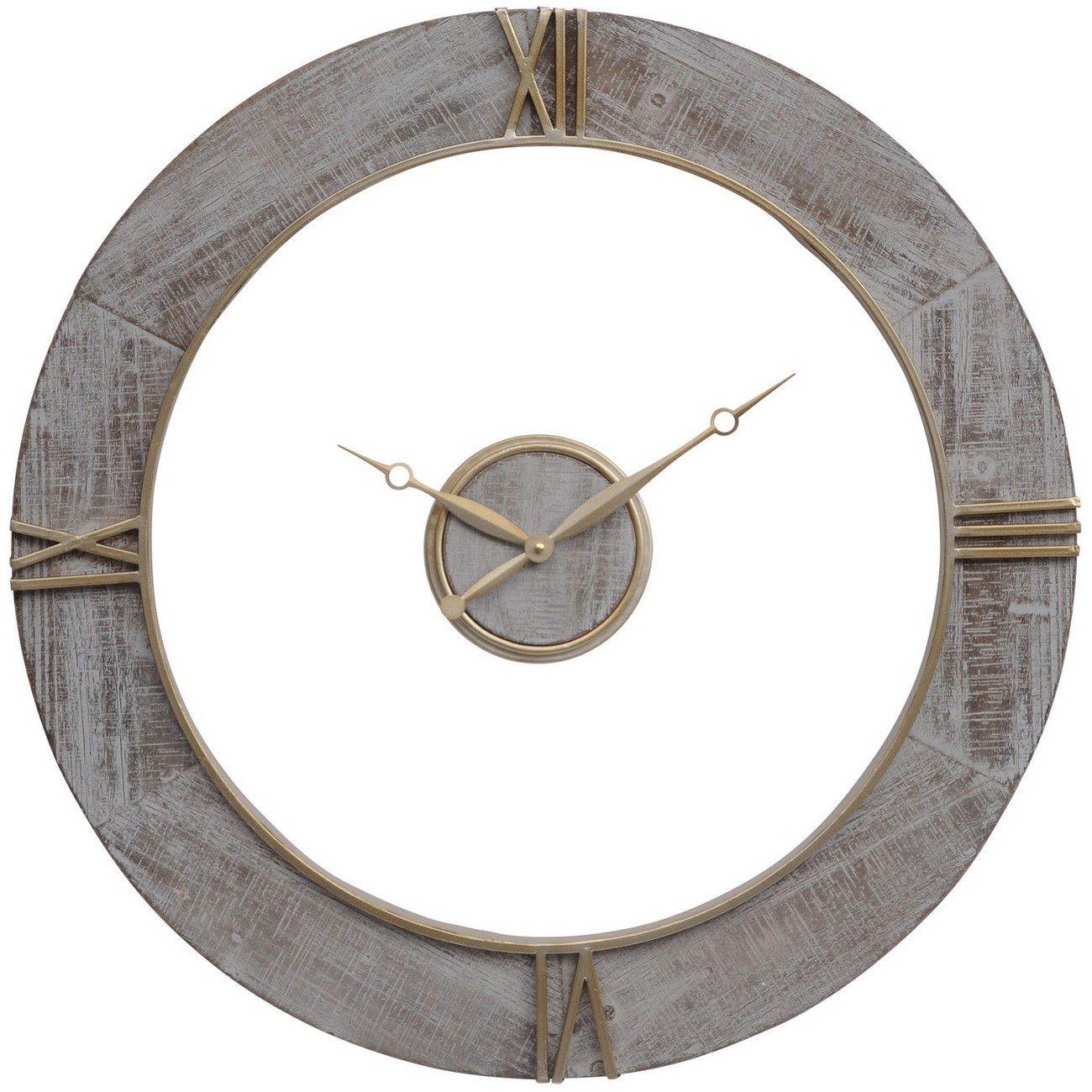Grey Floating Wall Clock thumbnail