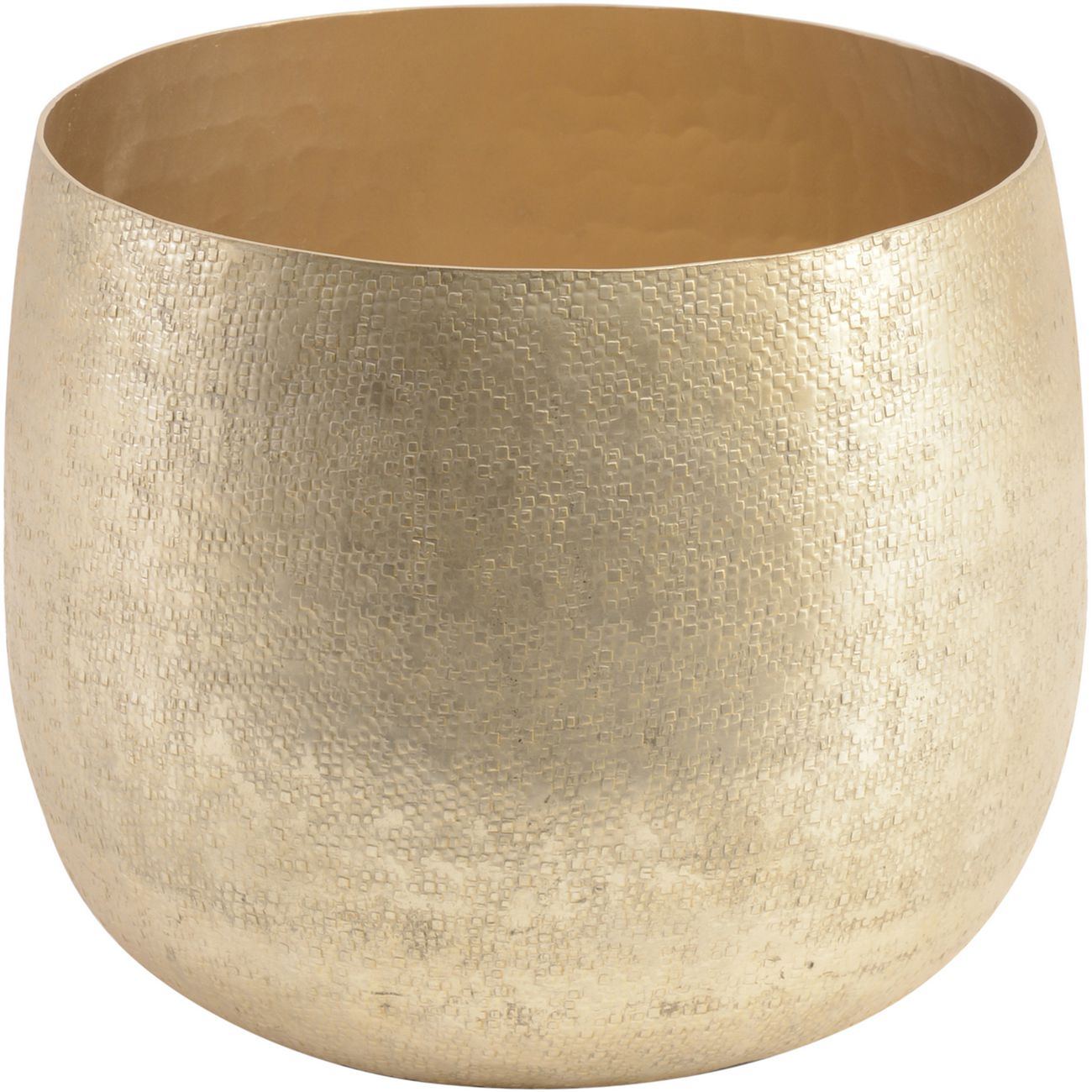 Amaya Champagne Aluminium Small Planter thumbnail