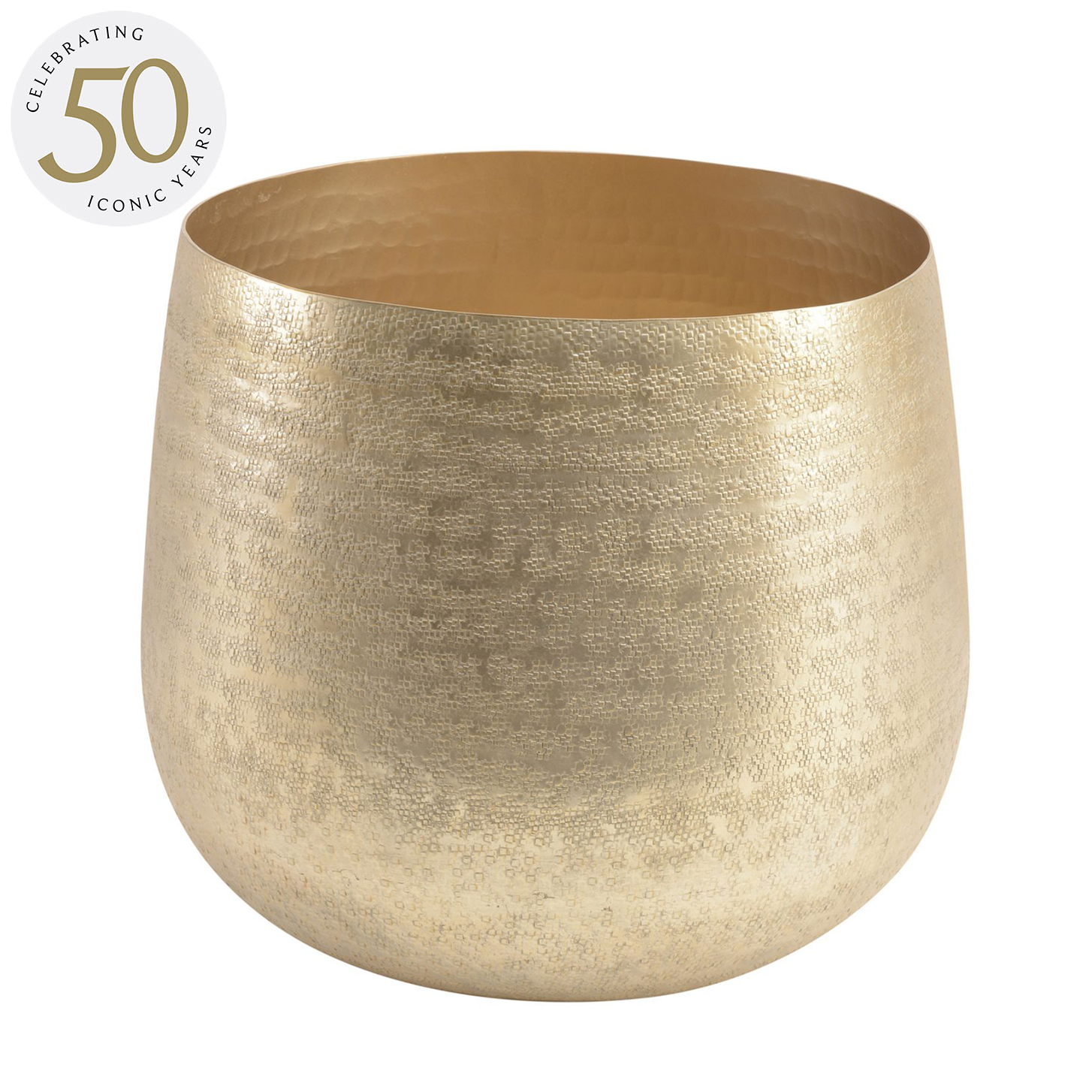 Amaya Champagne Aluminium Large Planter thumbnail