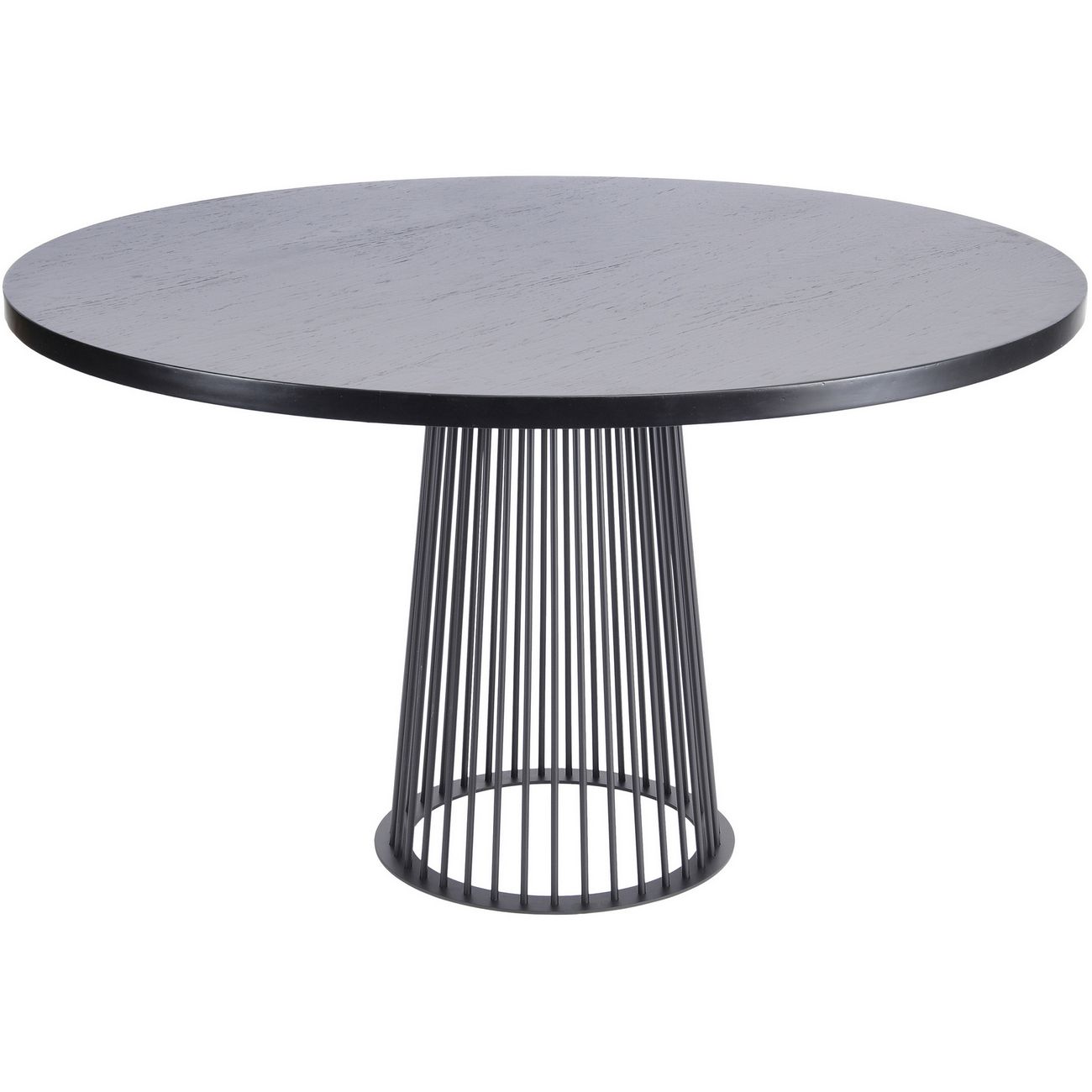Chancery Black Ash Round Dining Table thumbnail