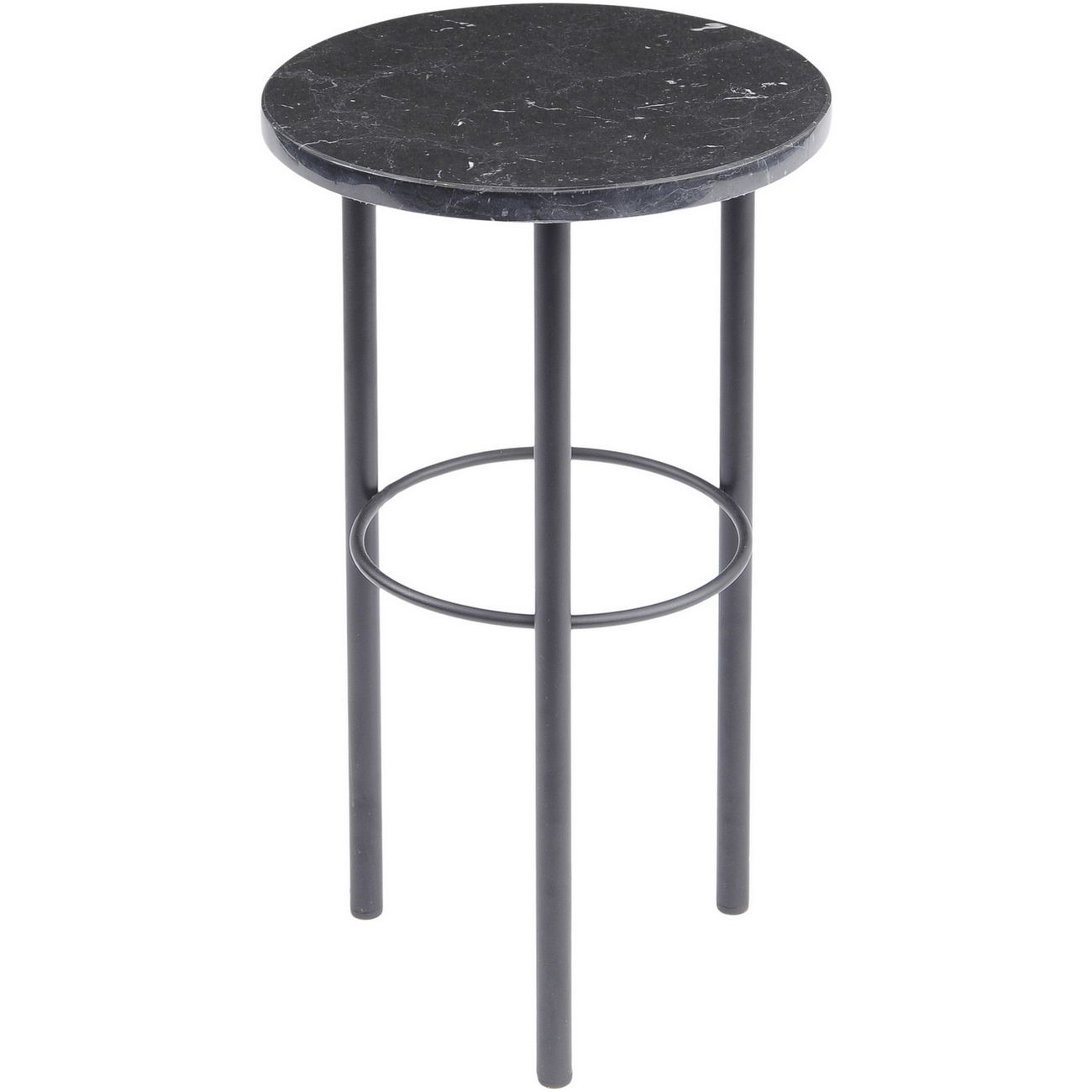 Chancery Marquina Marble Side Table thumbnail