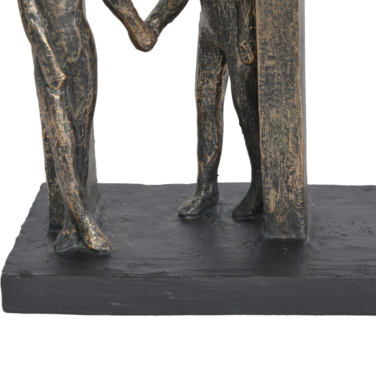 Antique Bronze Family In Arches Sculpture Large The Libra Company