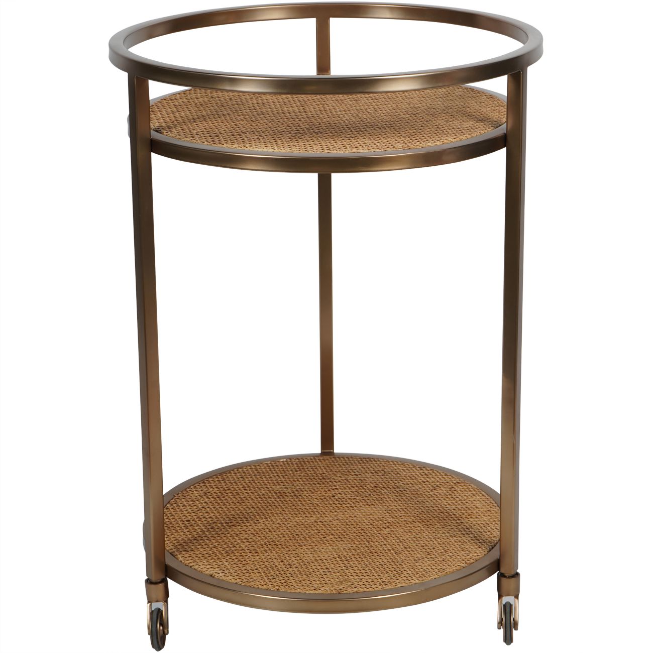 Monthly Promo Rattan Dusky Gold Bar Trolley thumbnail