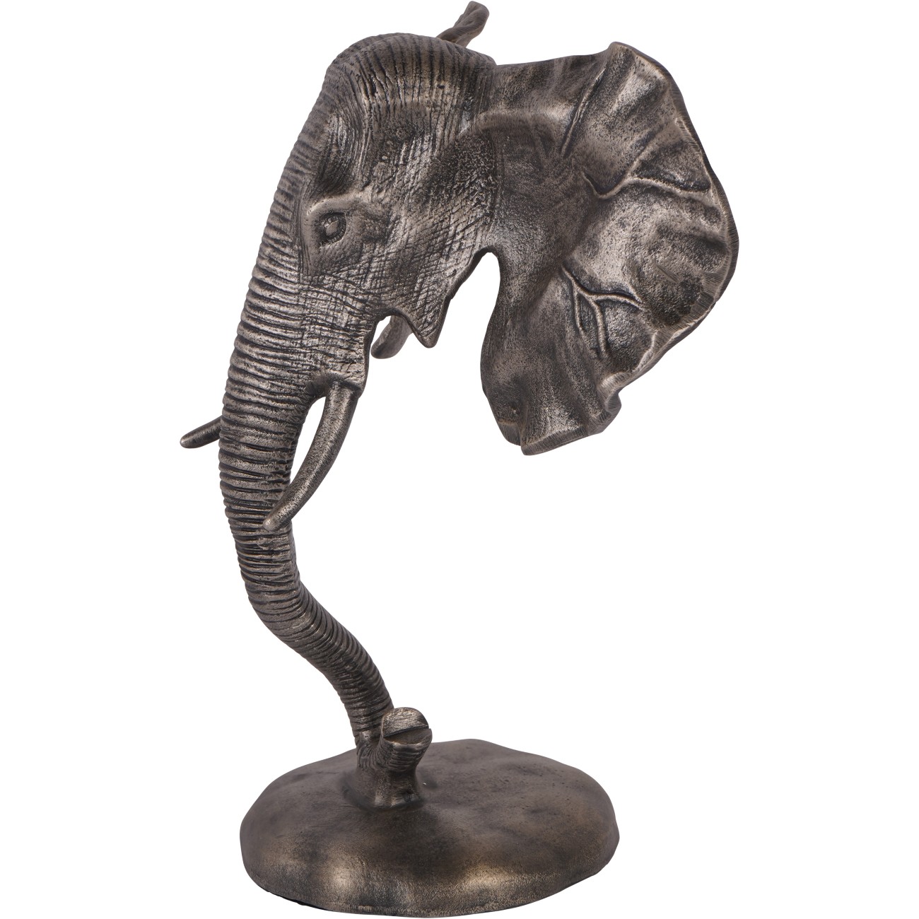 Kariba Cast Aluminium Elephant Sculpture