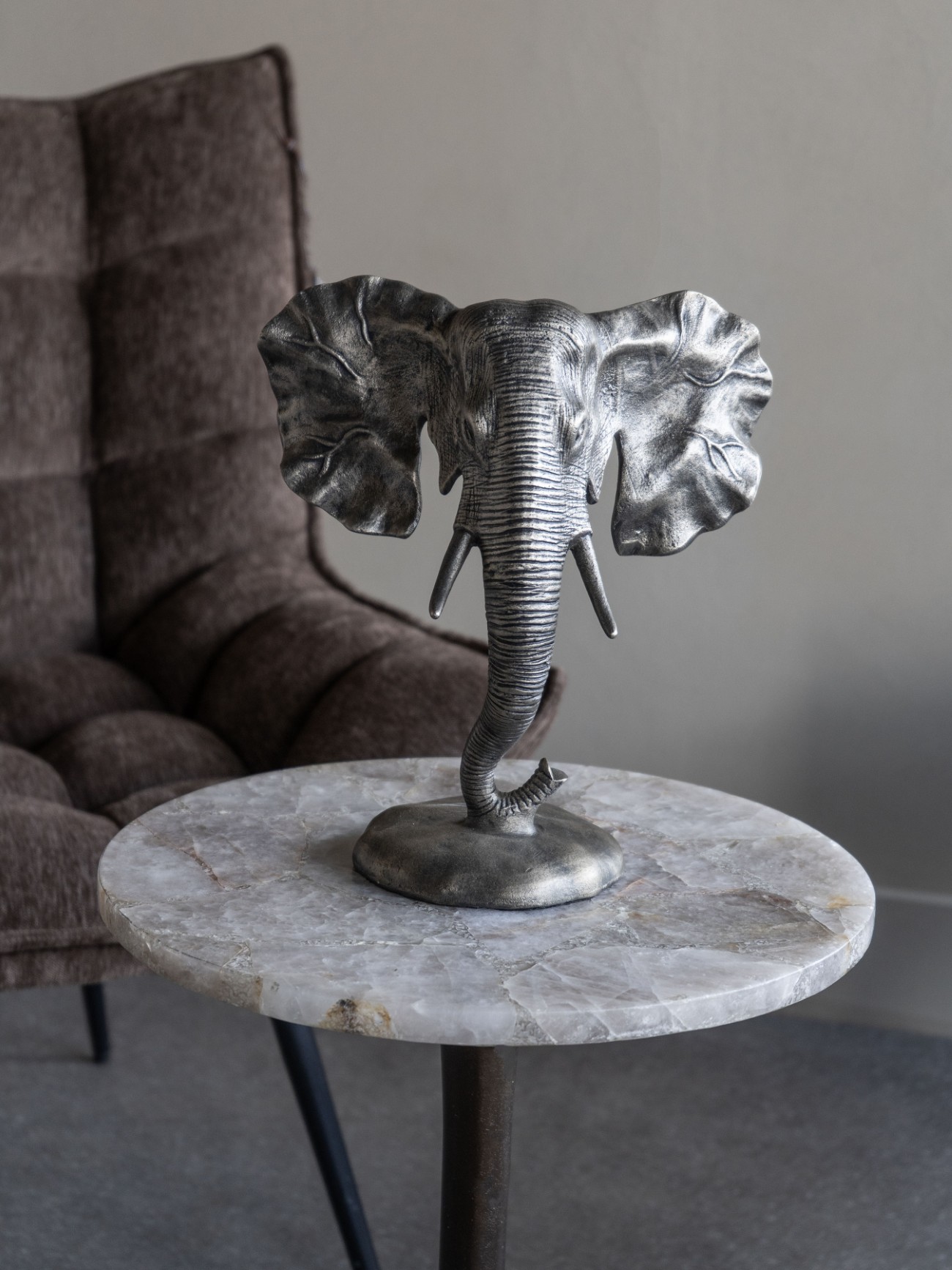 *Kariba Cast Aluminium Elephant Sculpture hover image