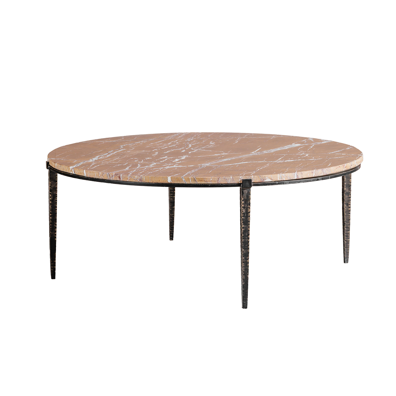 Leo Forest Brown Marble Coffee Table