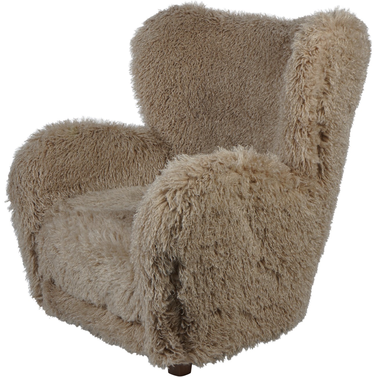 Wallace Faux Sheepskin Armchair Chair thumbnail