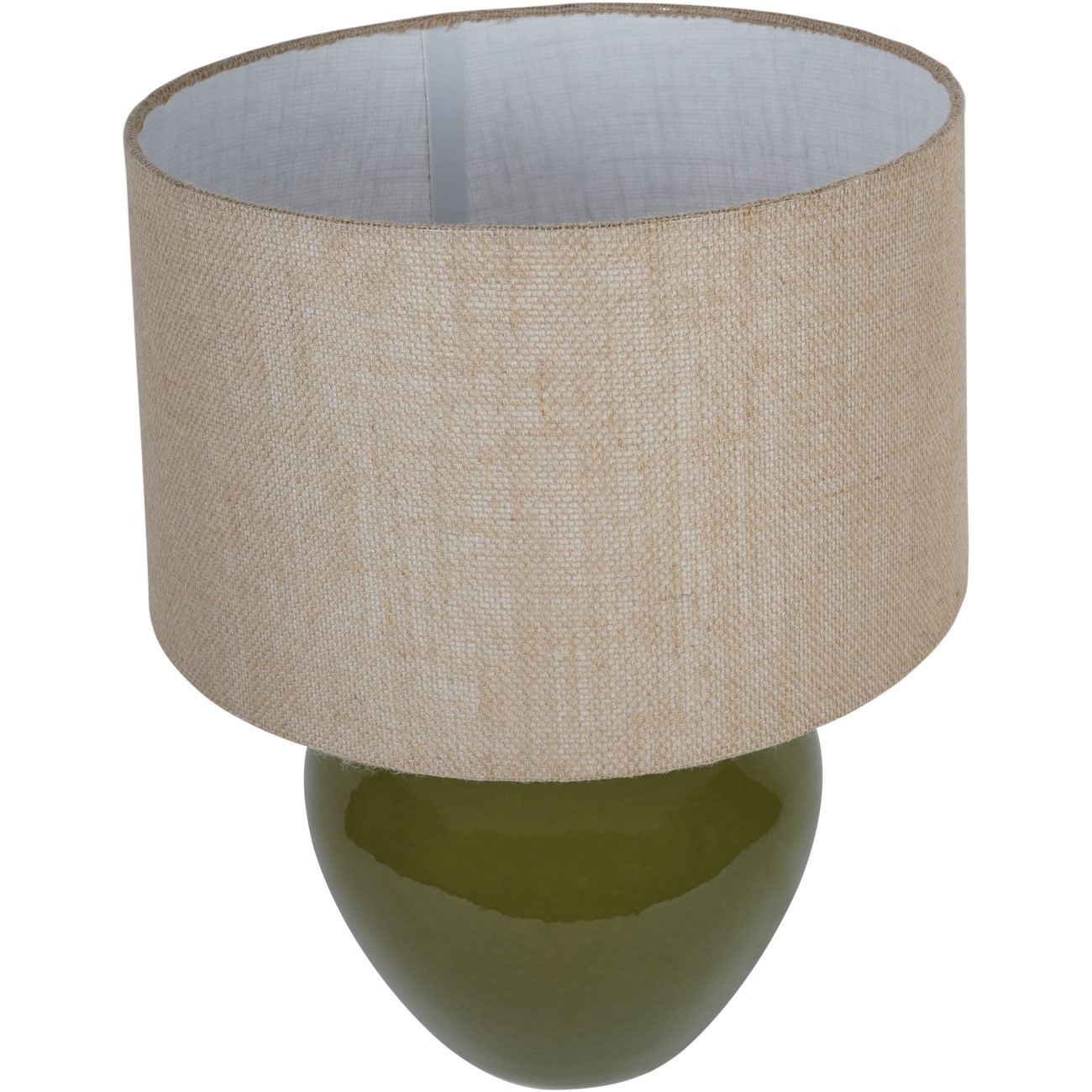 Aubrey Green Ceramic Table Lamp Large E27 60W