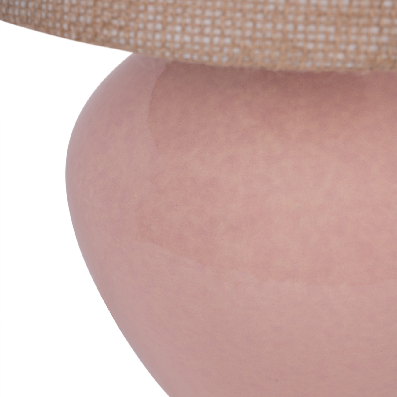 Aubrey Dusky Pink Ceramic Table Lamp Small E27 60W hover image