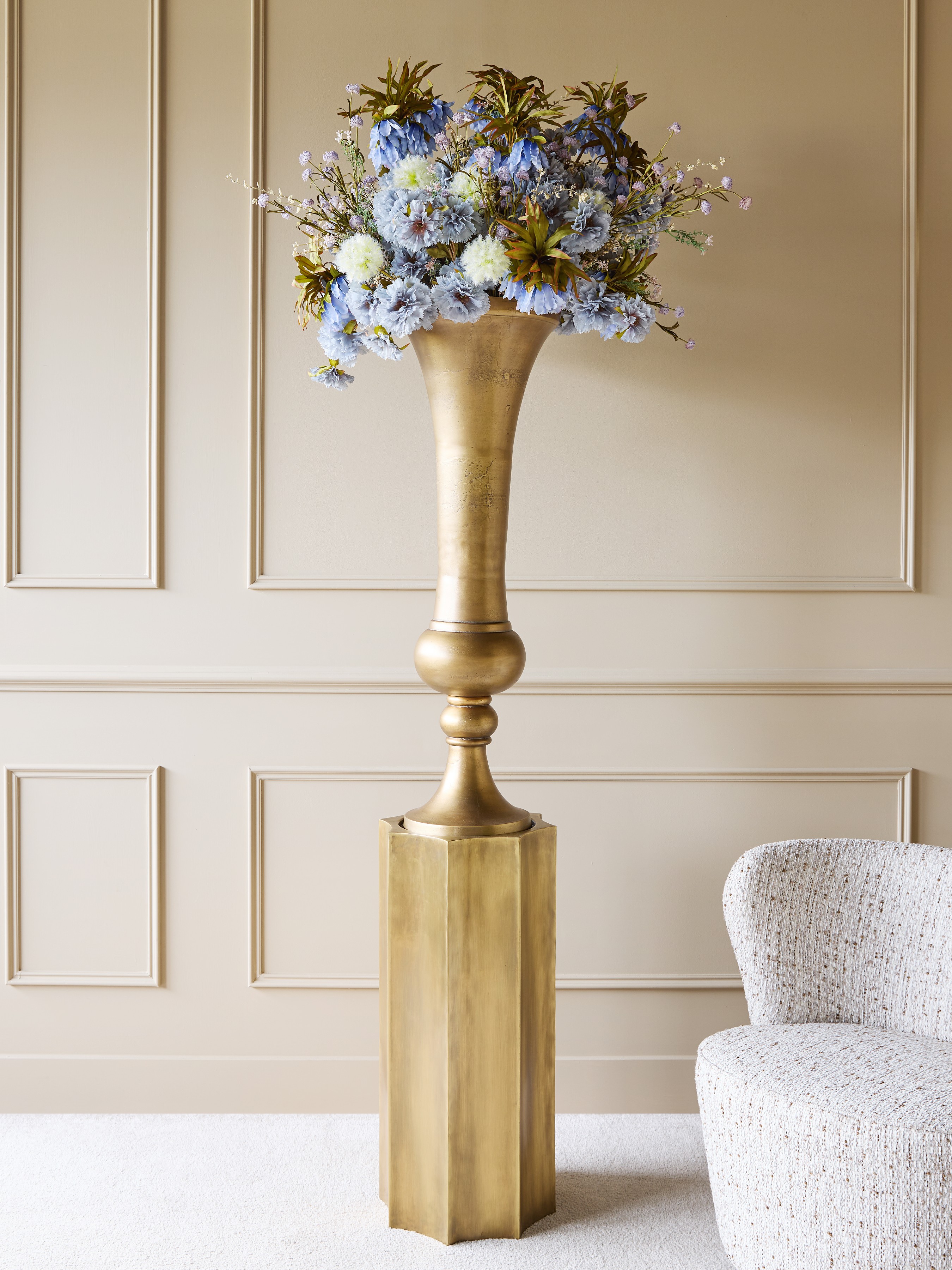 Brockley Antique Brass Planter 100cm hover image