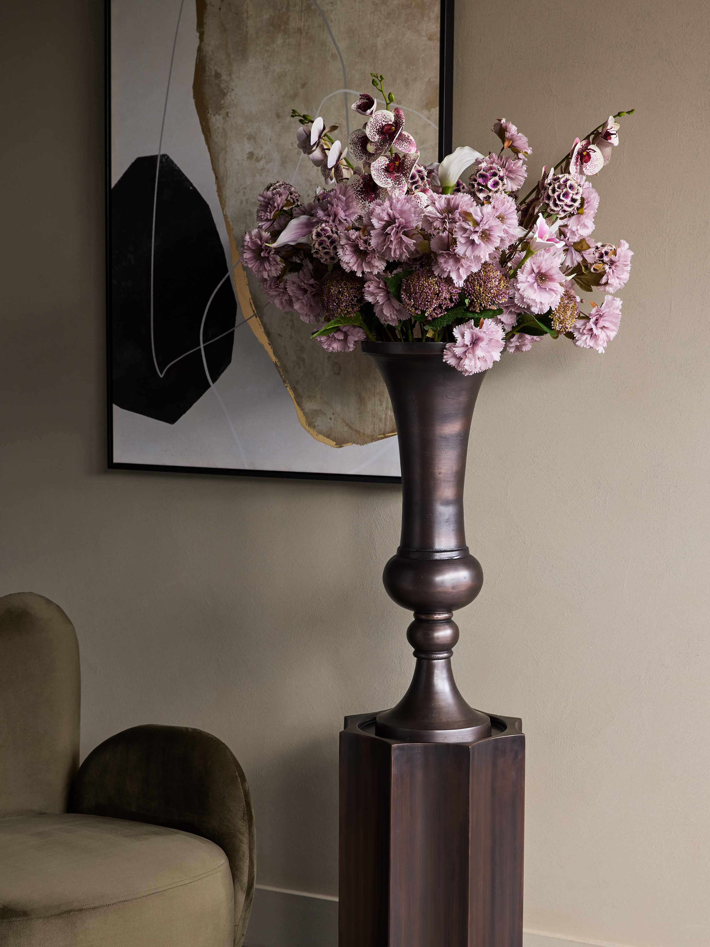 Brockley Antique Bronze Planter 72cm hover image