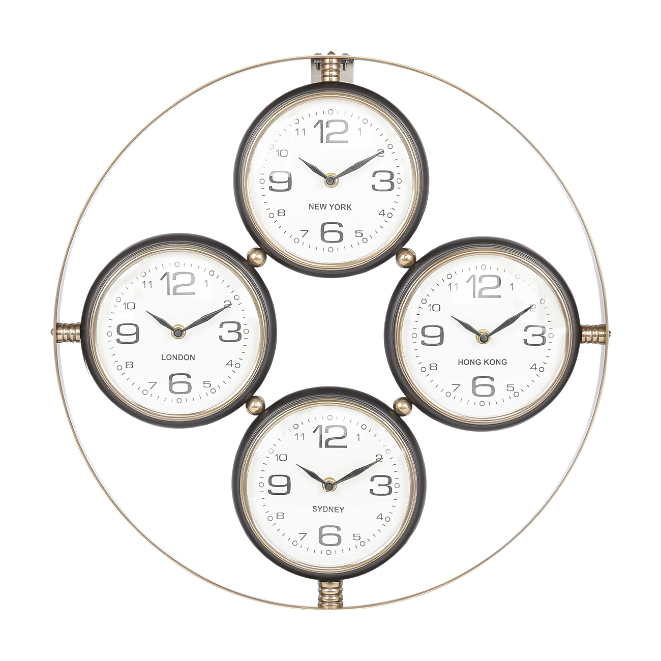 Sterling World City Wall Clock