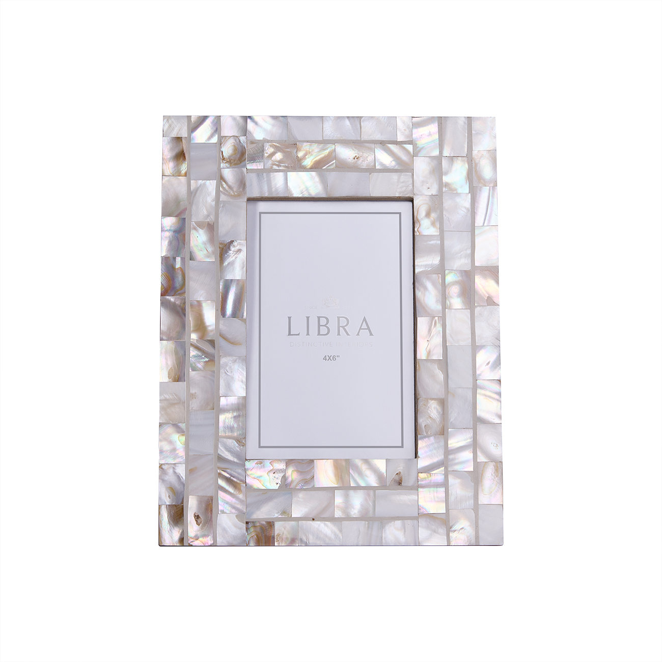 Mosaic Mother of Pearl Photo Frame 4×6 hover image
