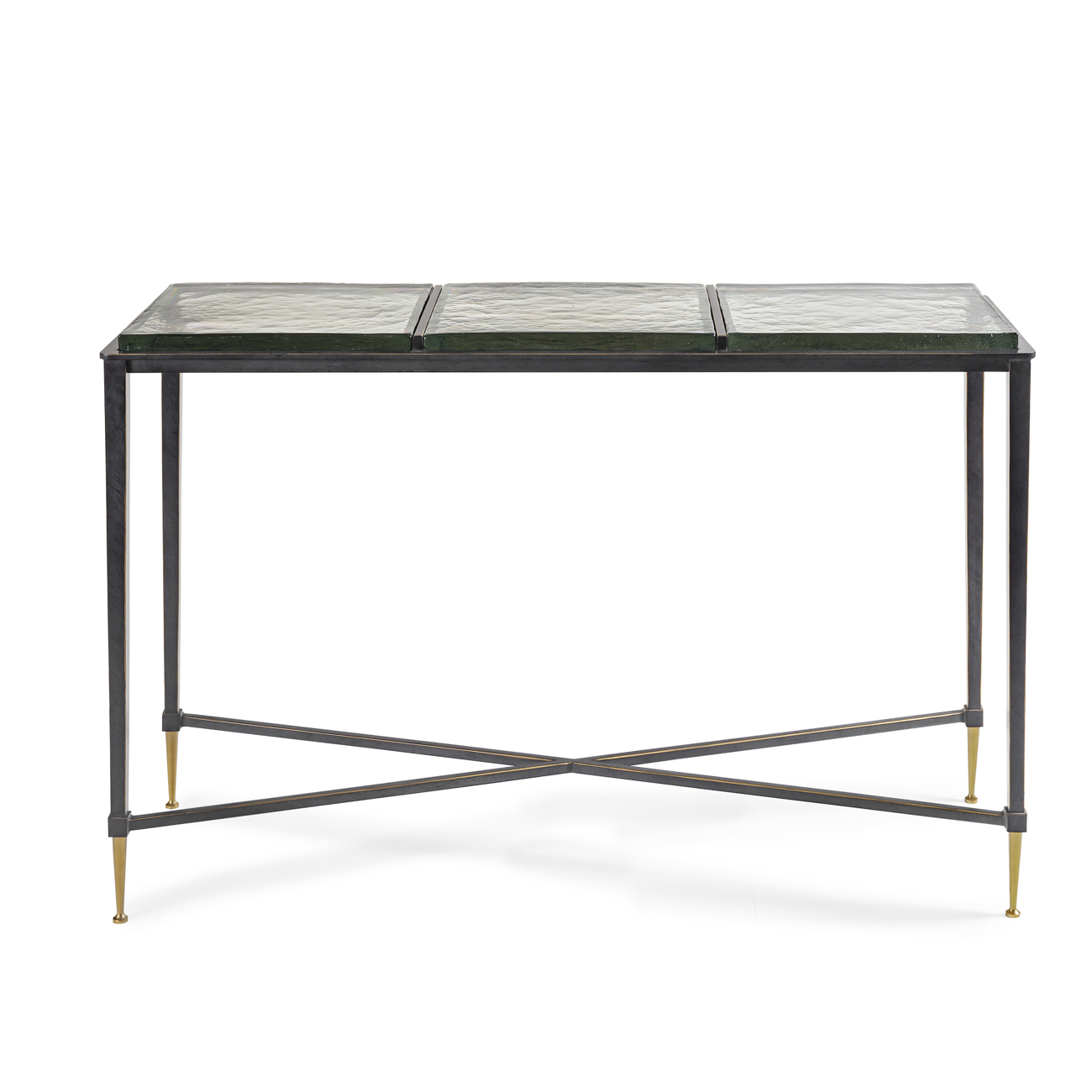 Stella Square Glass Console Side Table