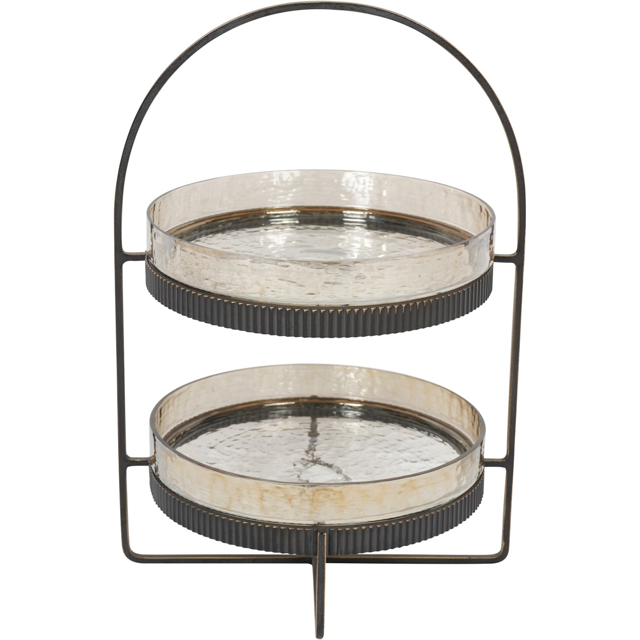 Beresford Glass Two Tier Cake Stand thumbnail
