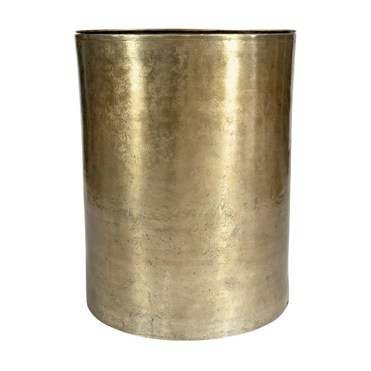 Zander Metal Lidded Storage Side Table 40cm