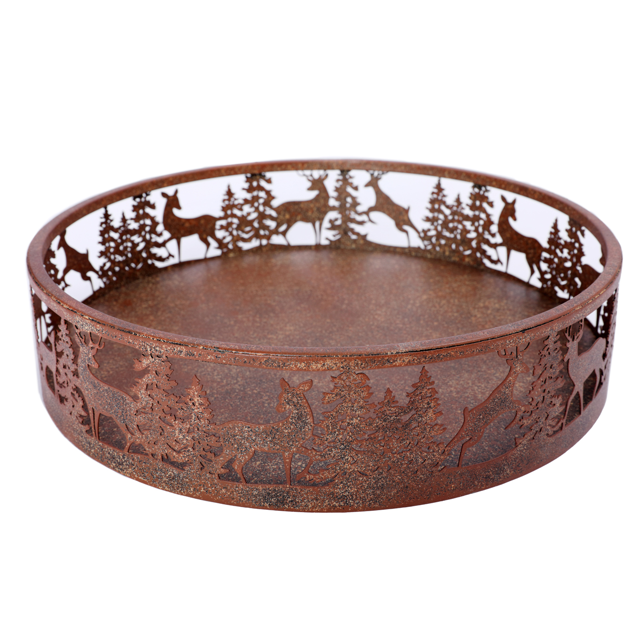 Laura Ashley Cut-out Woodland Deer Candle Tray