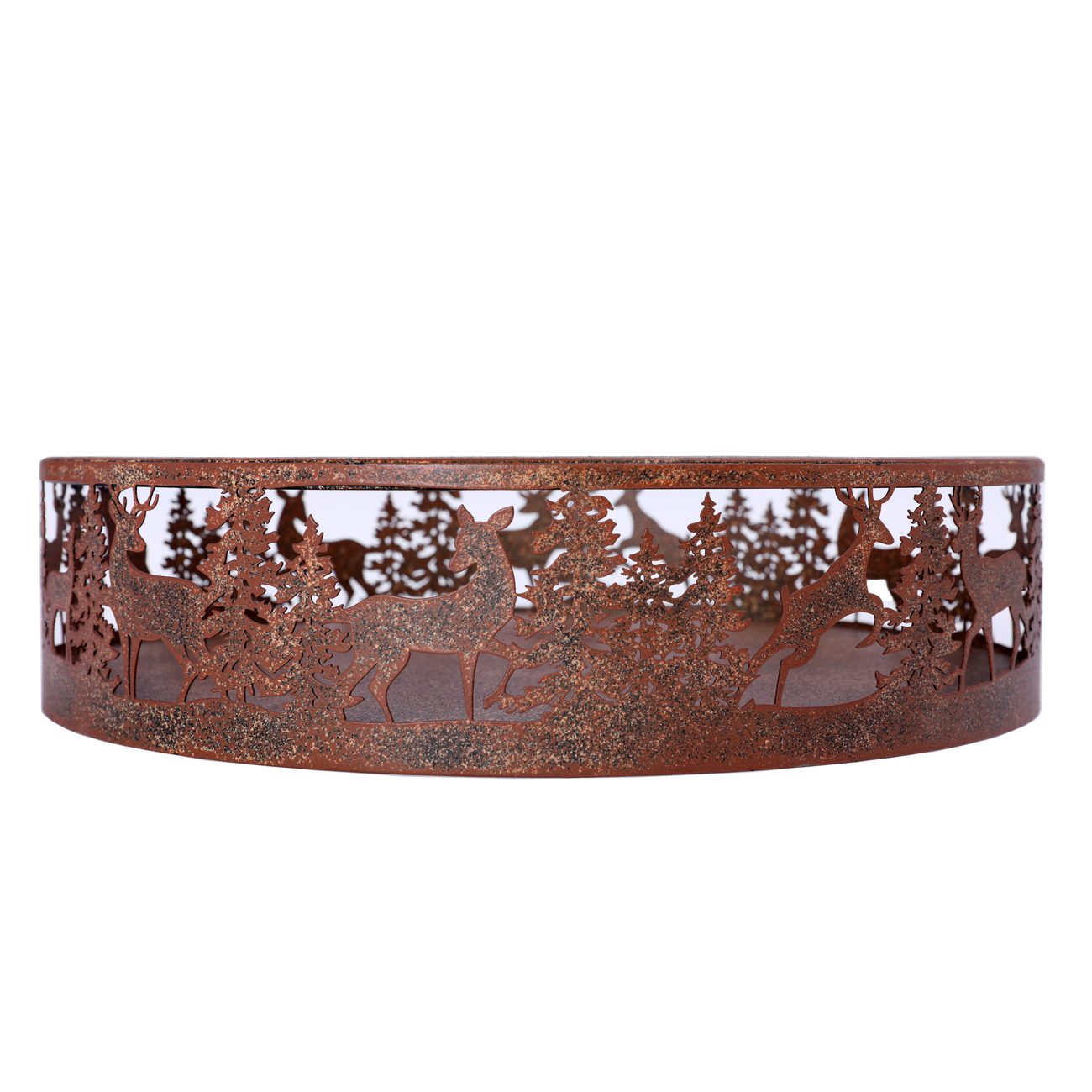 Laura Ashley Cut-out Woodland Deer Candle Tray hover image