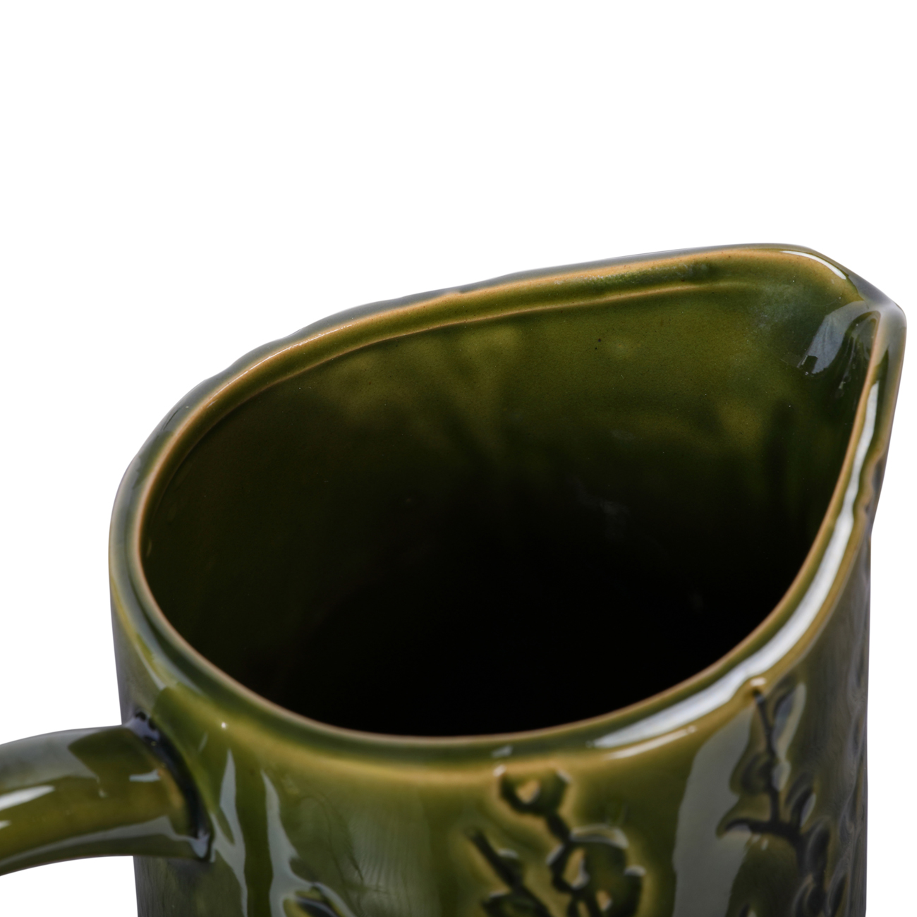 *Laura Ashley Green Reactive Glaze Pussy Willow  Jug hover image