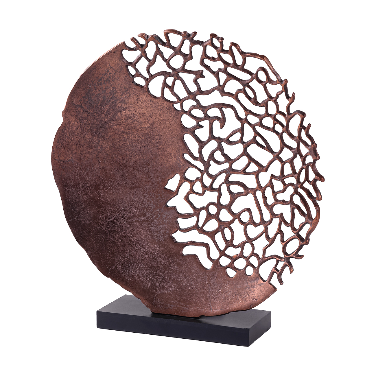 Apo Coral Raw Bronze Sculpture