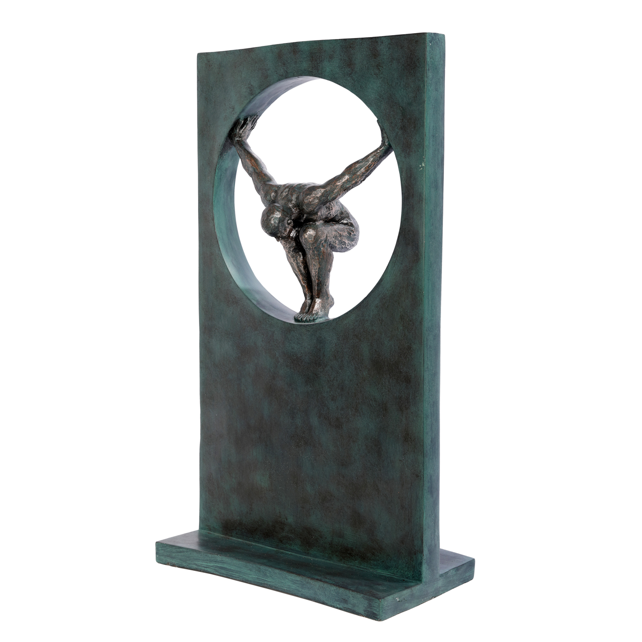 Precision Diver Antique Bronze Sculpture