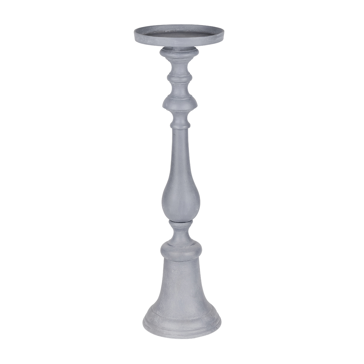 Van Dyk Grey Stonewash Pillar Holder Small