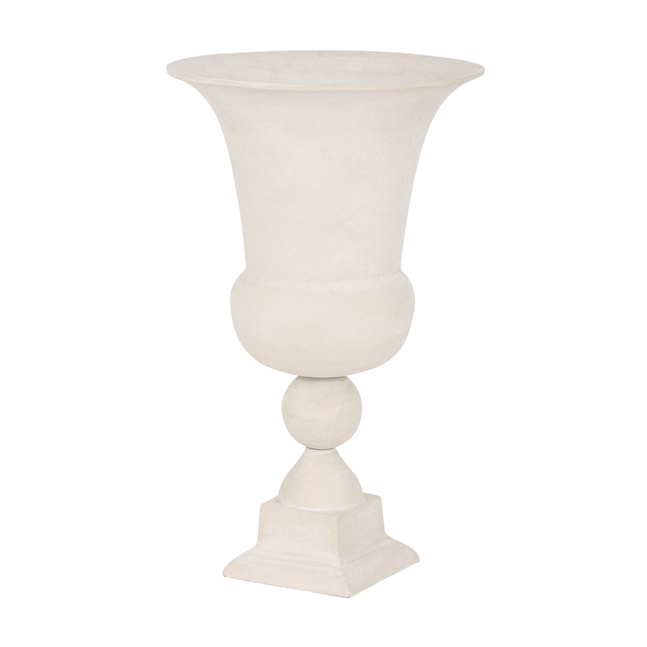 Van Dyk Tall Putty Stonewash Urn Medium