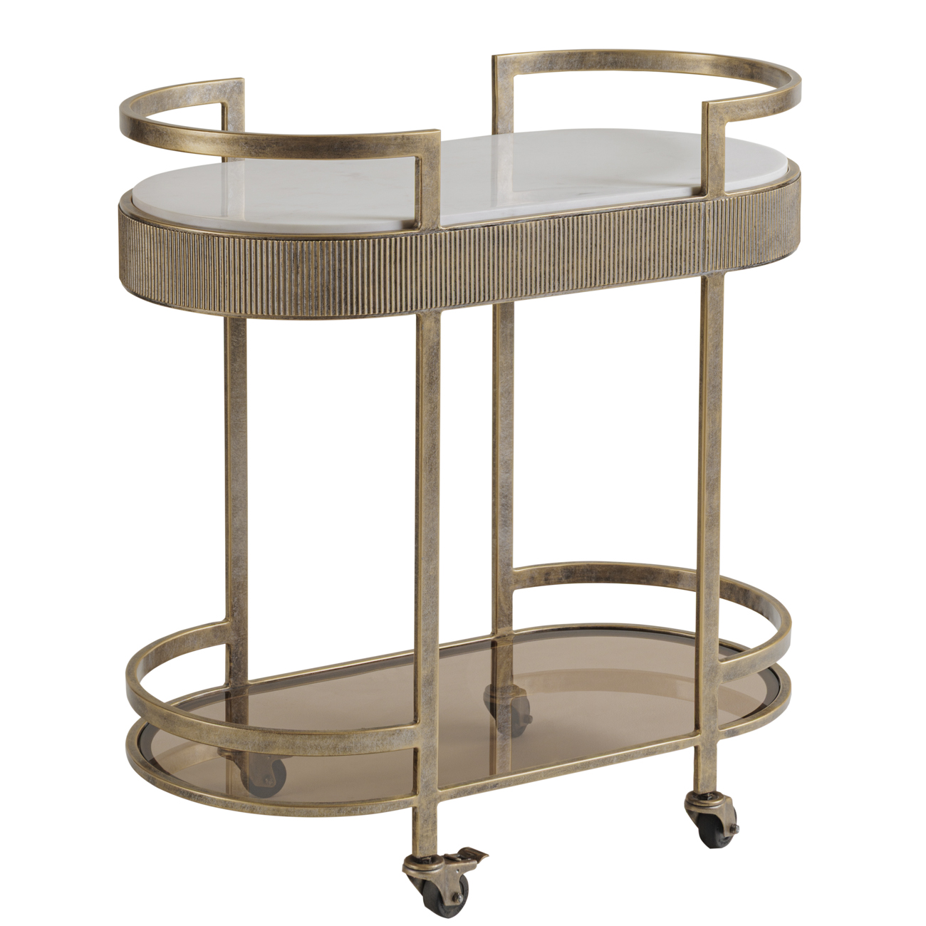 Belvedere Aged Gold Drinks Trolley