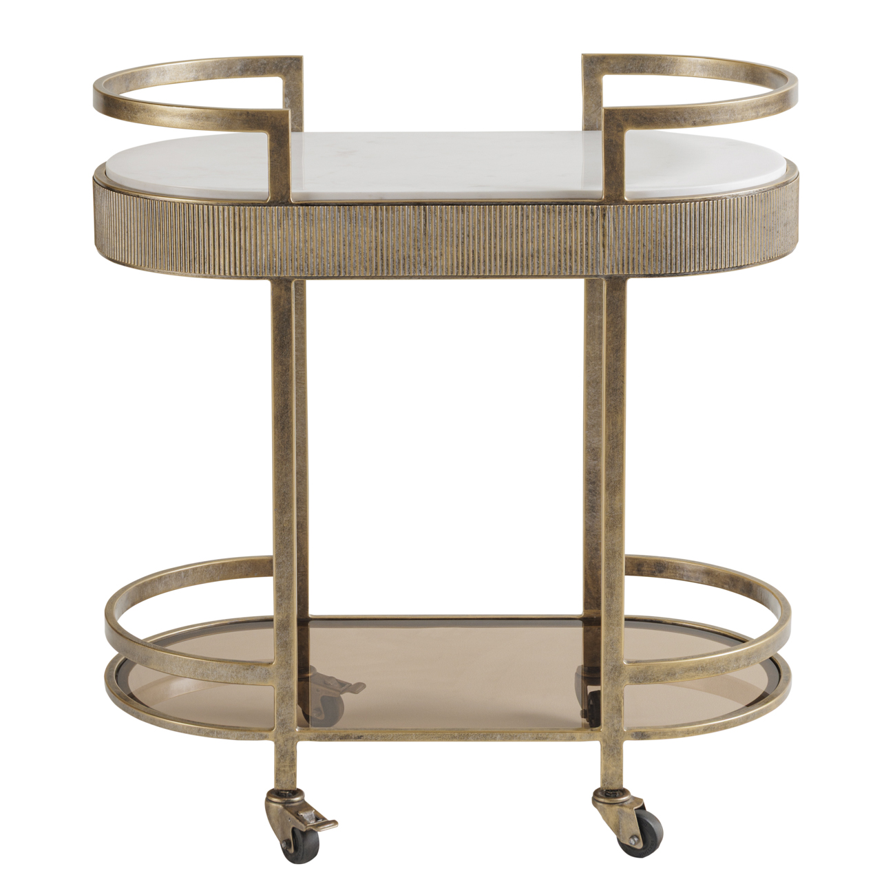 Belvedere Aged Gold Drinks Trolley hover image