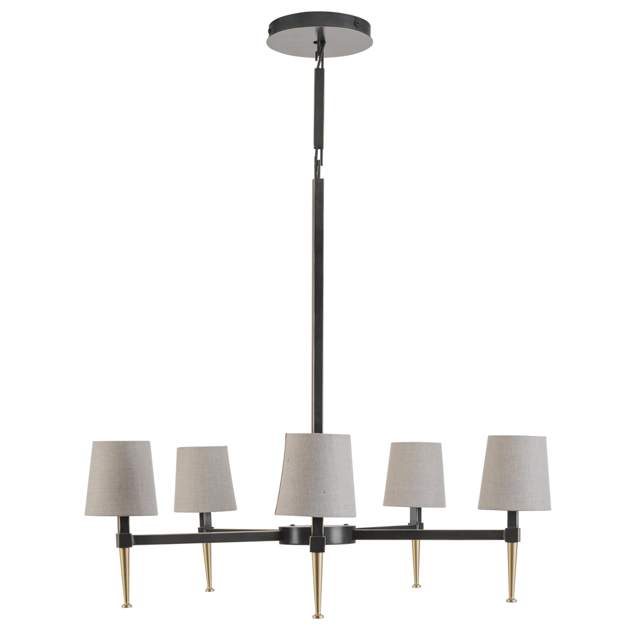 Stella 5 Light Pendant with Shades