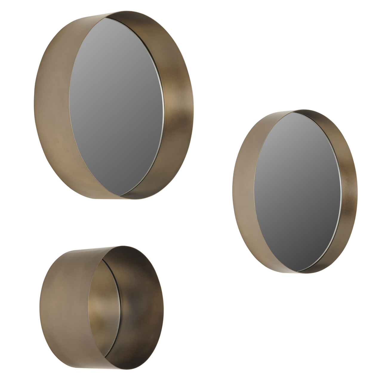 Santa Monica Set of 3 Nested Wall Mirror- hover image