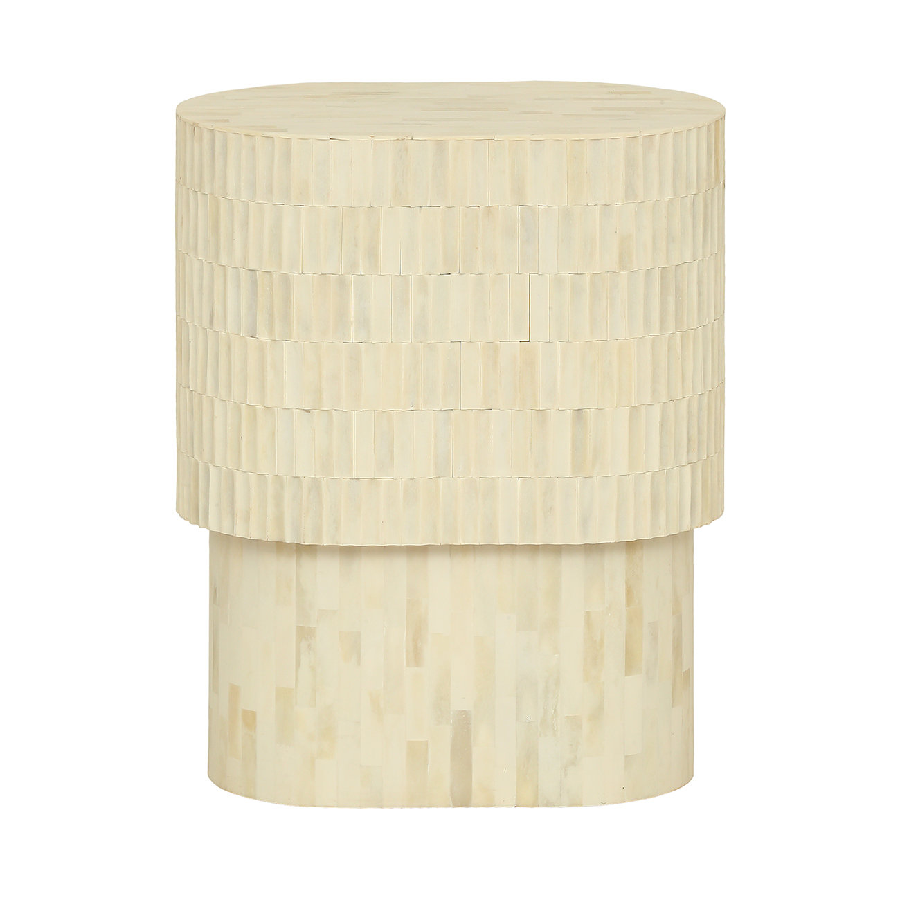 Apollo Bone Inlay Side Table hover image