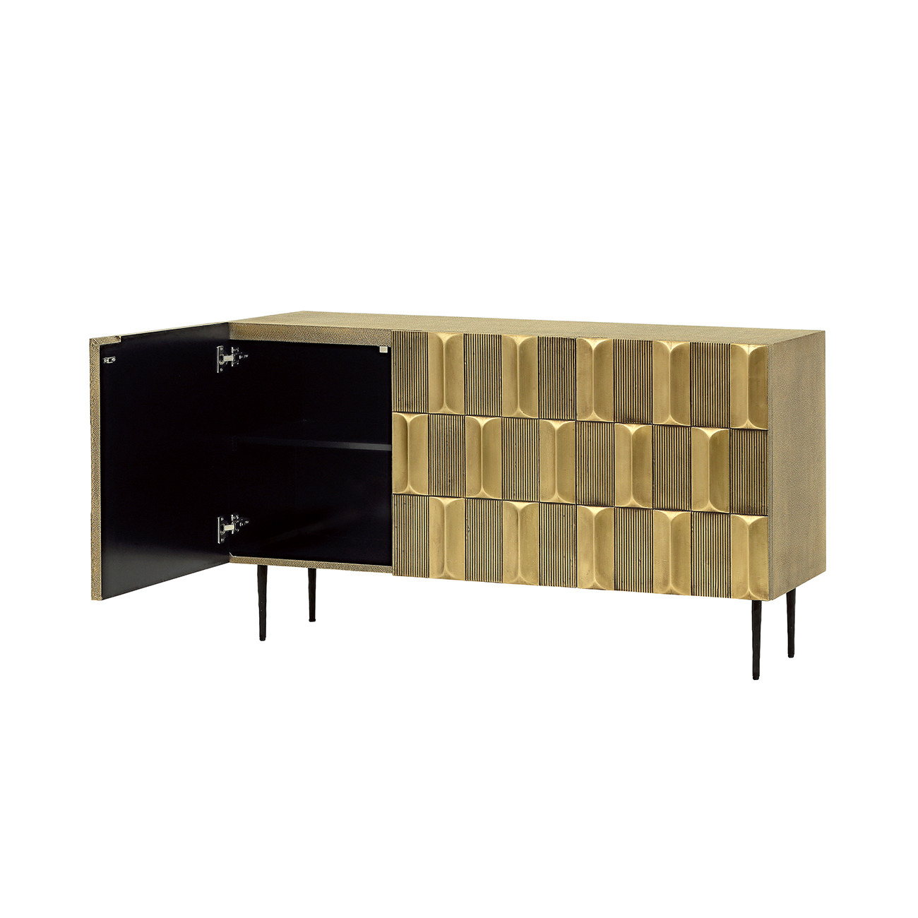 Verano Large Brass Sideboard