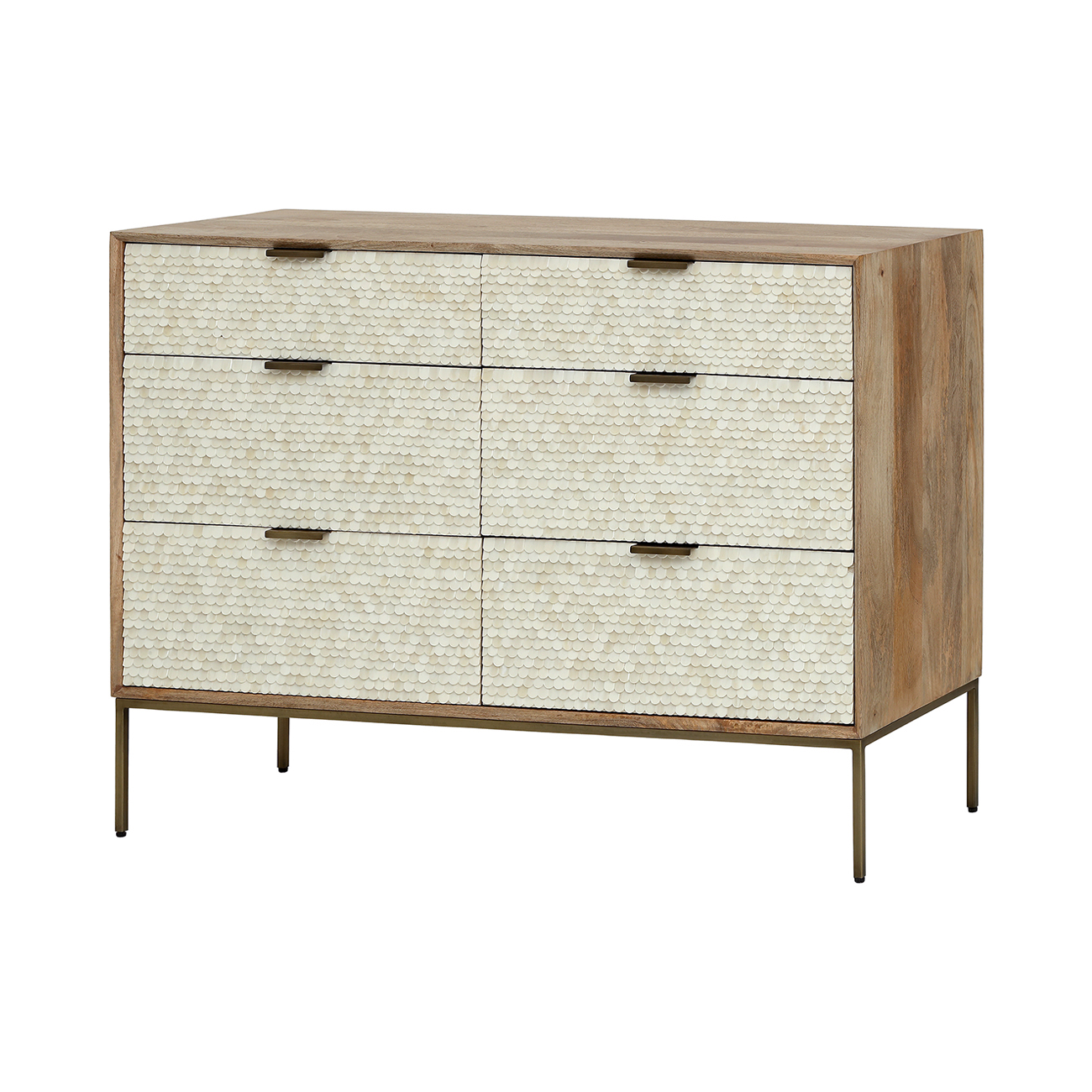 Nerida Bone Inlay Chest of Drawers hover image