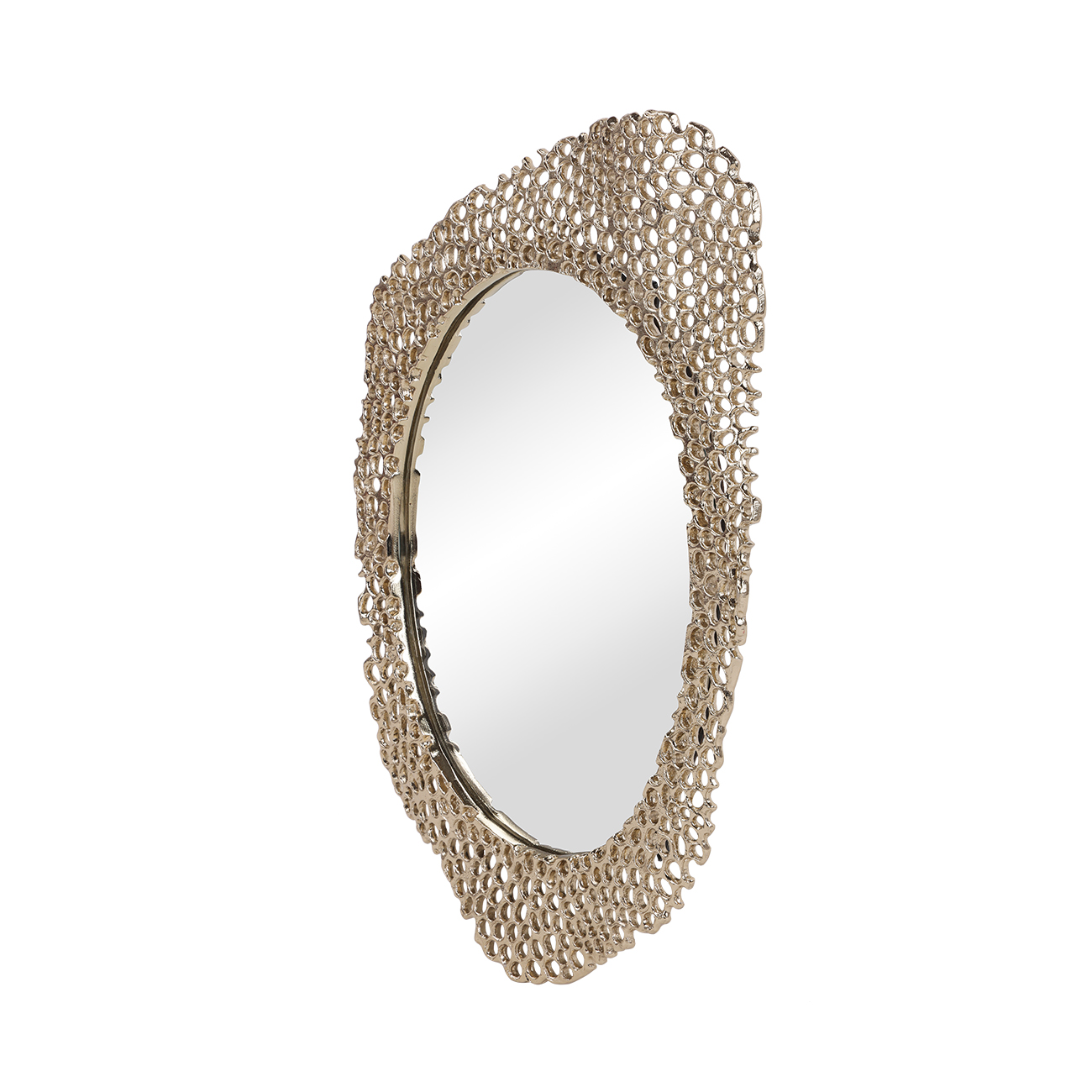 Miel Cast Aluminium Mirror Large