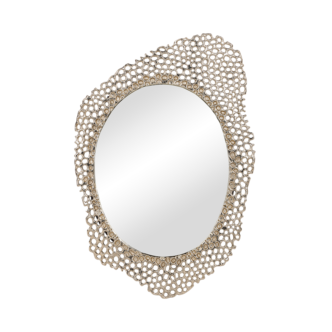 Miel Cast Aluminium Mirror Large hover image