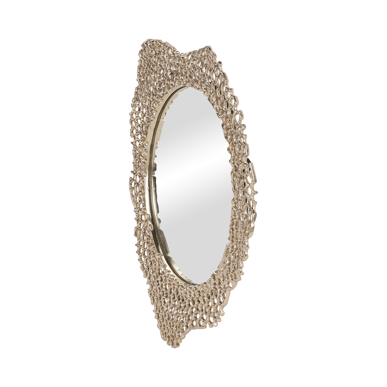 Miel Cast Aluminium Mirror Medium