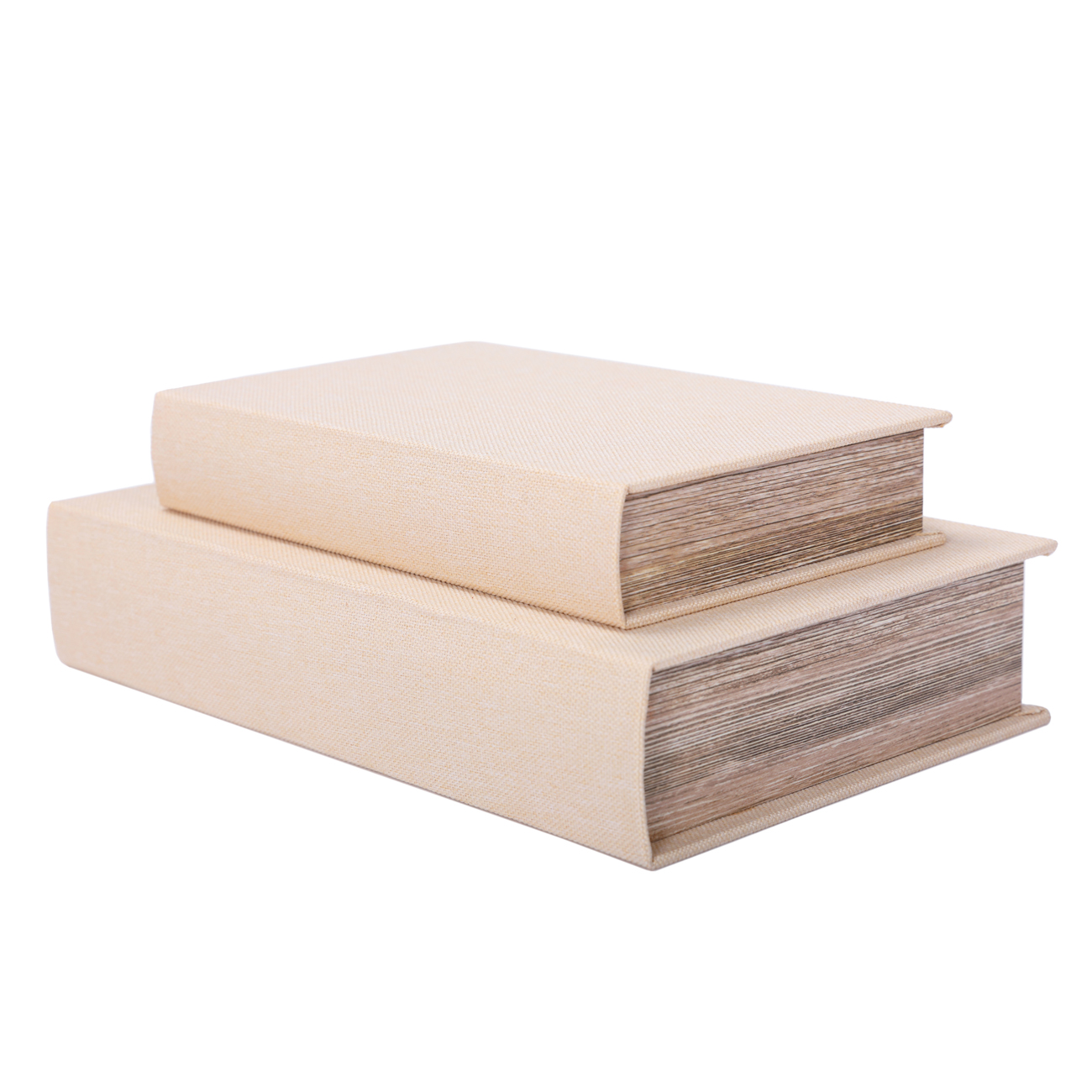 Cream Set of 2 Book Boxes hover image