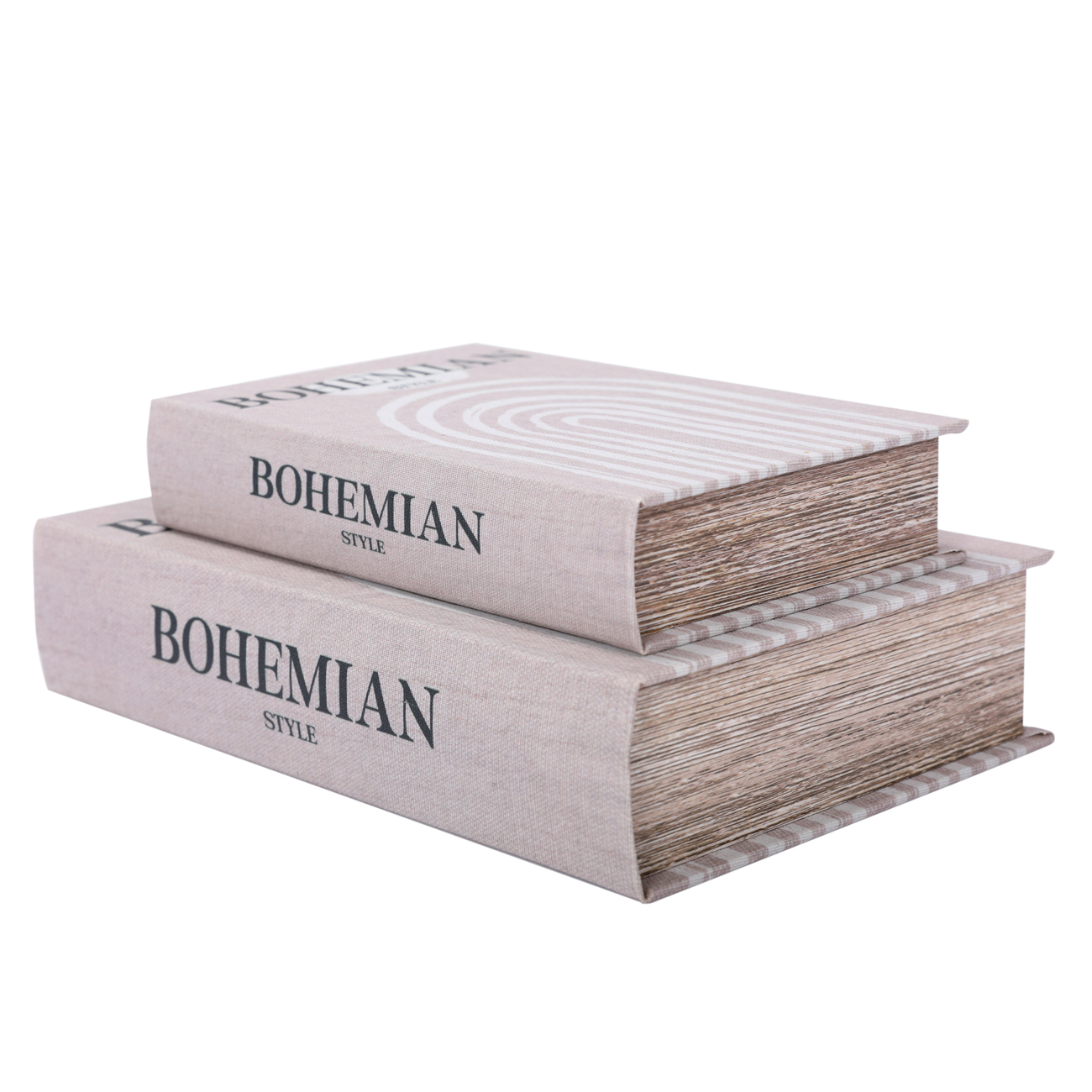 Bohemian Style Set of 2 Book Boxes hover image
