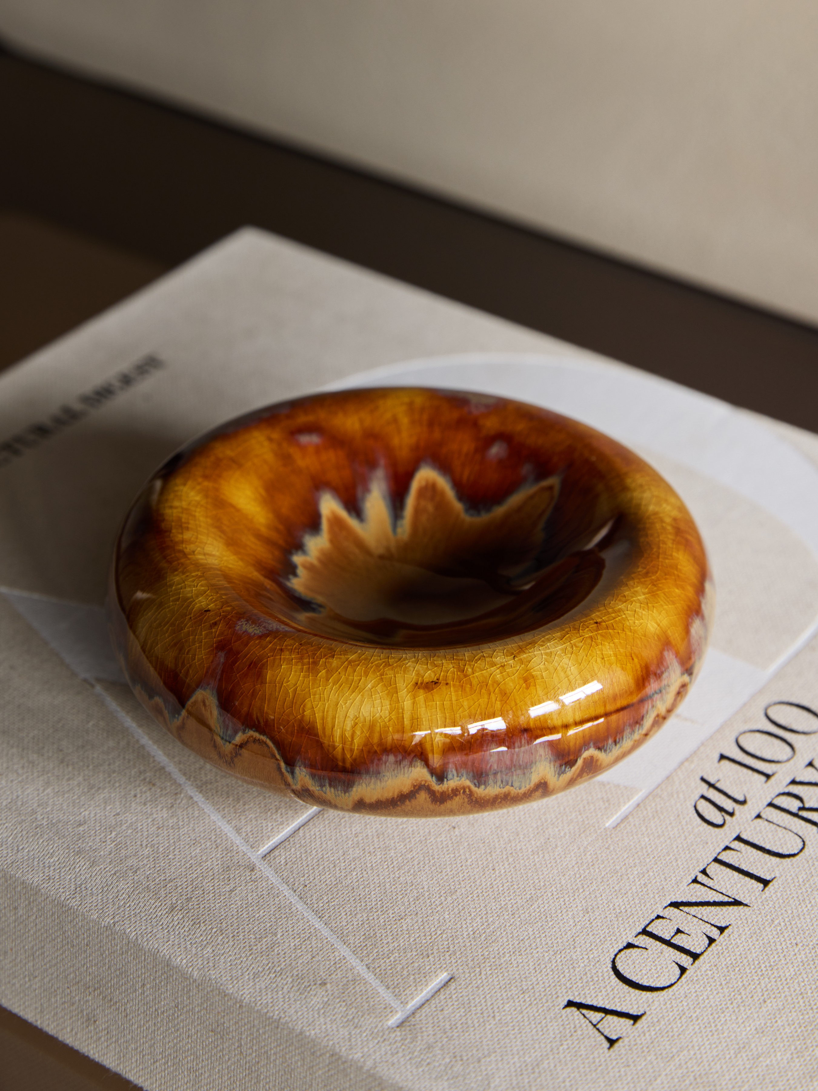 Medway Ochre Reactive Glaze Stoneware Bowl hover image