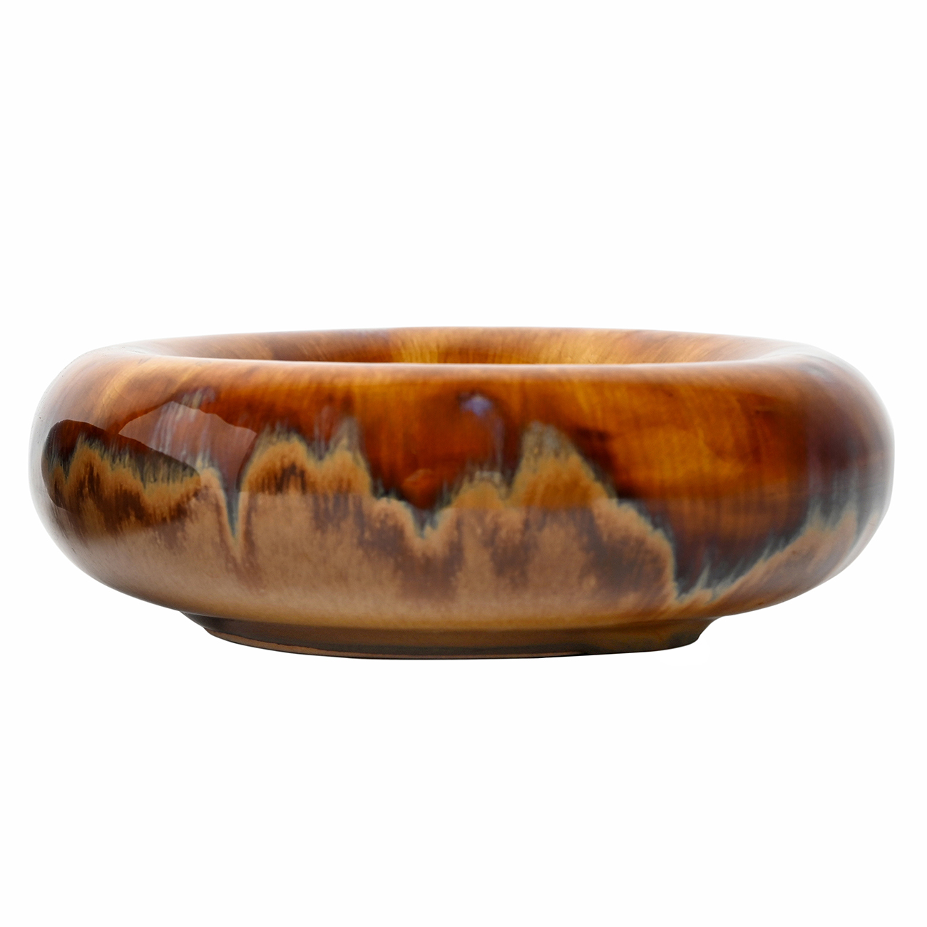 Medway Ochre Reactive Glaze Stoneware Bowl
