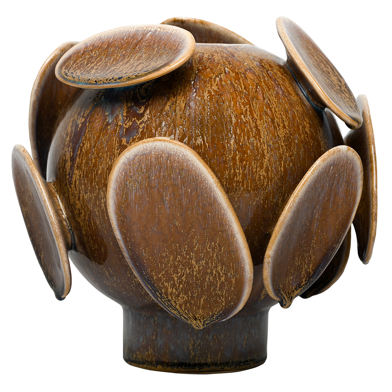 Jupiter Reactive Glaze Round Vase